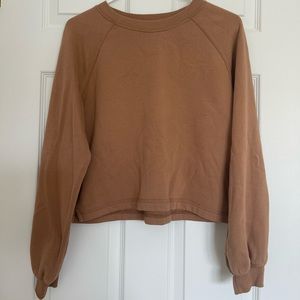 A&F Cropped Bell Sleeve Sweatshirt